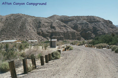 afton canyon campground picture