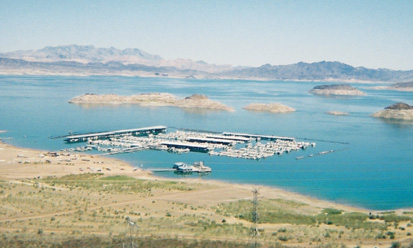 picture of marina at lake mead nevada