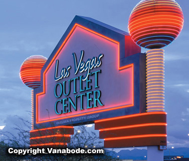 a picture of the las vegas outlet center