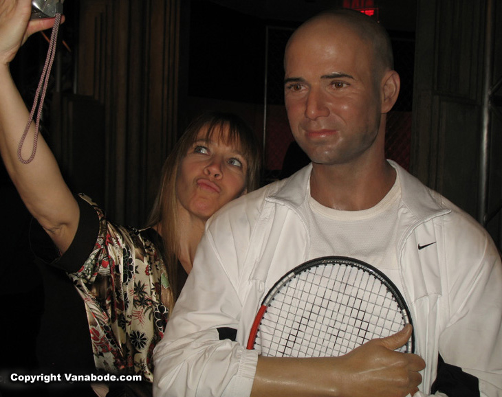 tussauds wax-andre agassi picture