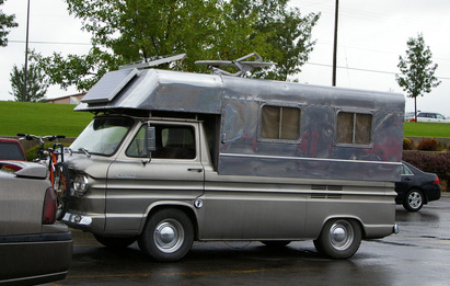bad van camping concept