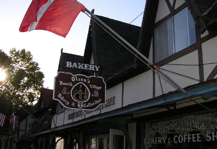 Picture of Danish bakery in Solvang California