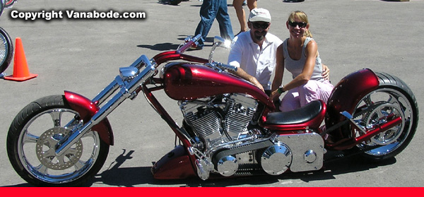 sturgis red low rider bike picture