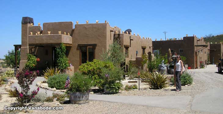 Wild Coyote winery has a sweet adobe style tasting room with a small bed and breakfast inn